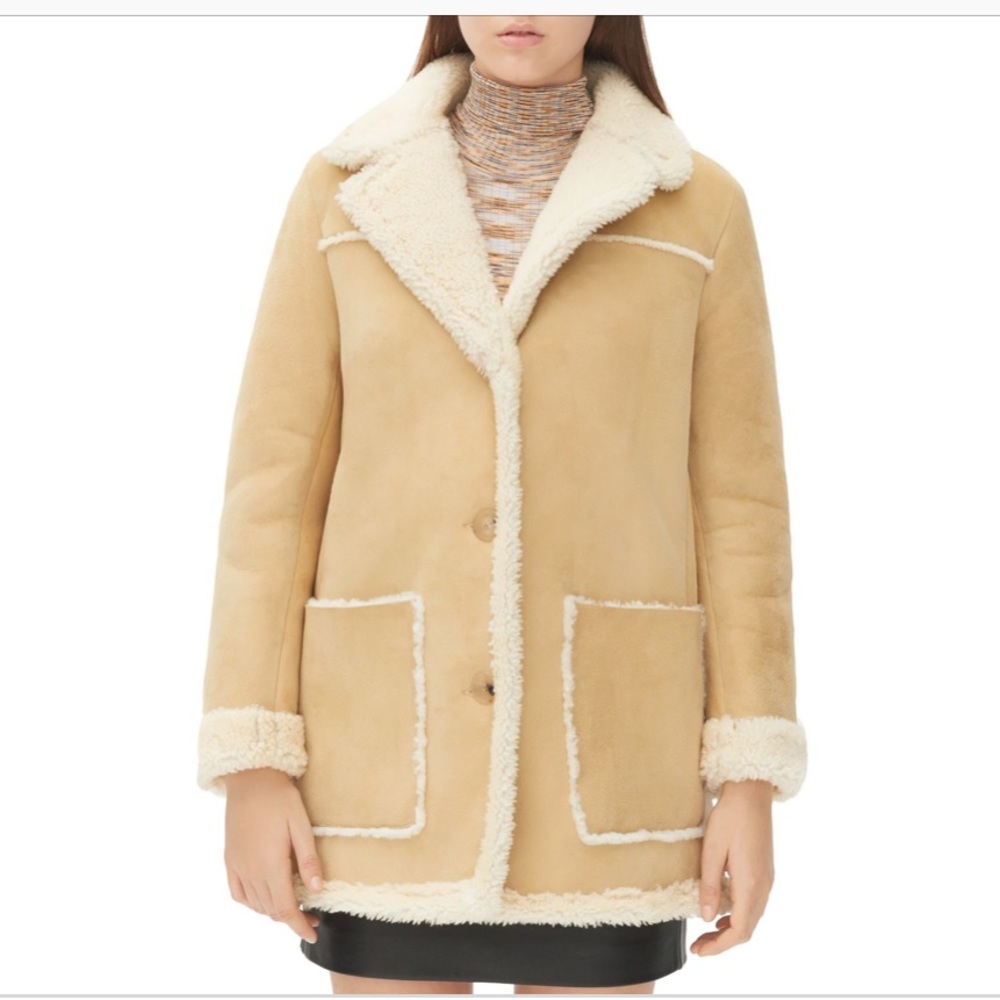 Sandro Shearling Coat